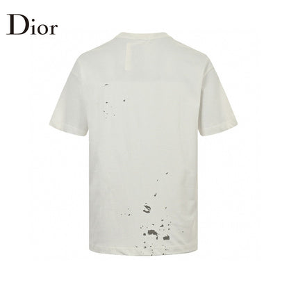 Dior Artistic Splatter T-Shirt (White)