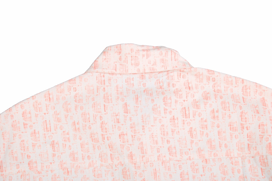 Dior Monogram Shirt (Pink/White)