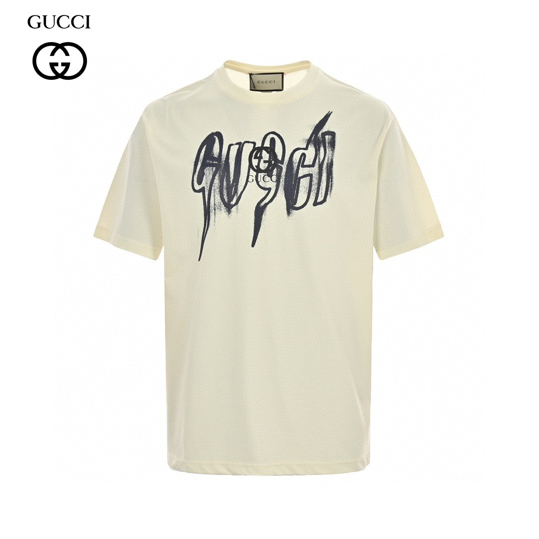 Gucci Graphic Cream T-Shirt