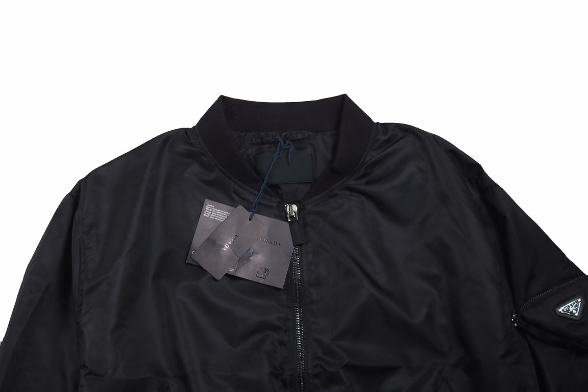 Prada Black Bomber Jacket