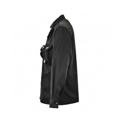 Prada Military Style Jacket - Black