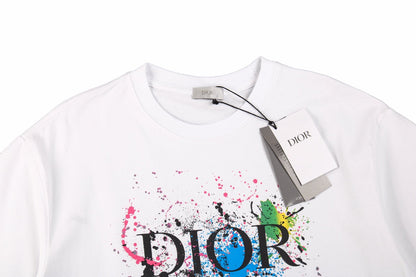 Dior Color Splash Graphic T-Shirt