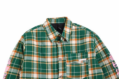 Burberry Green Plaid Shirt