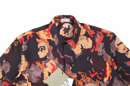 Dior Abstract Floral Print Shirt