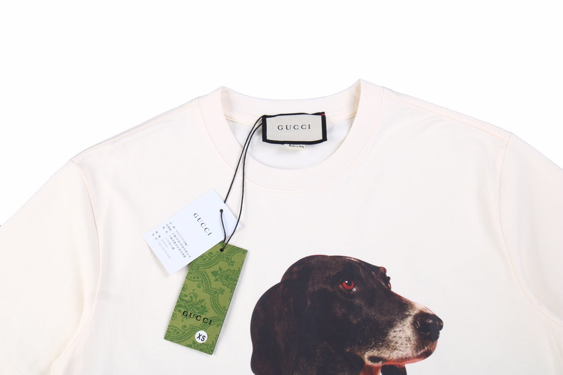 Gucci Dog Print T-Shirt