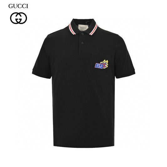 Gucci Flame Logo Polo Shirt