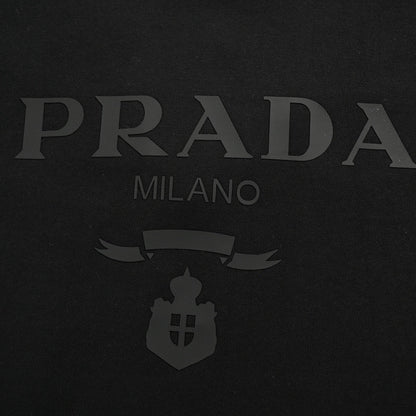 Prada T-Shirt - Black with Subtle Branding