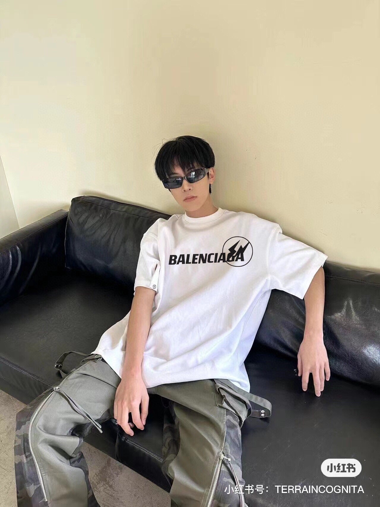 BALENCIAGA LOGO T-SHIRT WHITE