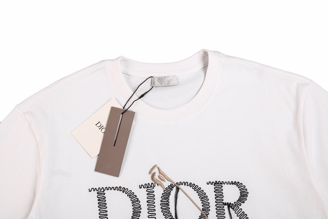 Dior T-Shirt with Tools and Logo Design