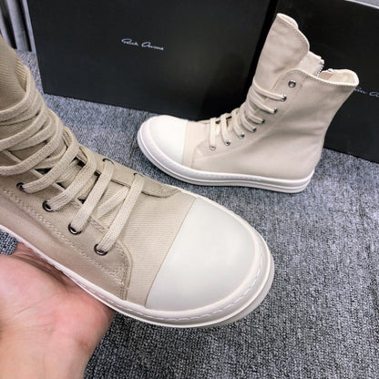 High-Top Canvas Sneakers