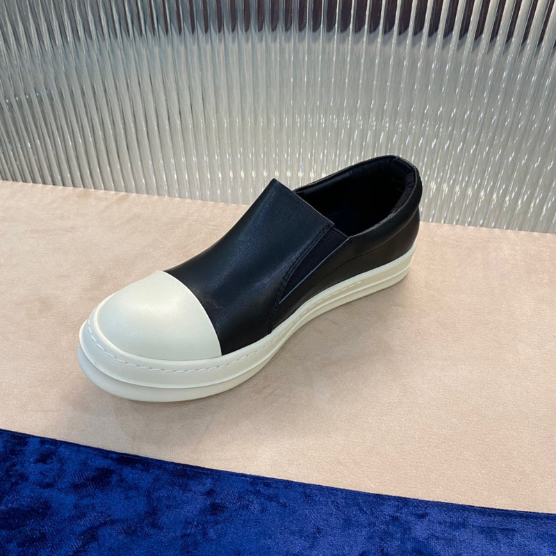 Slip-On Leather Sneakers