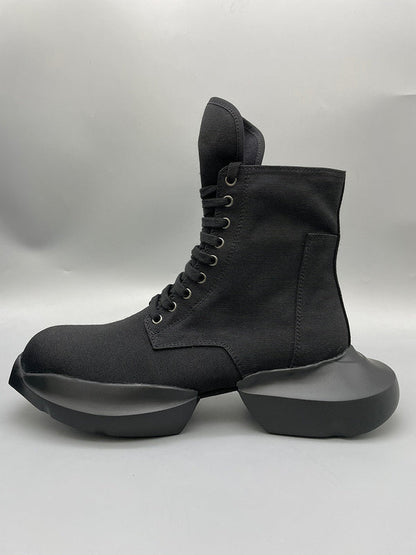 Rick Owens Black High-Top Platform Boots