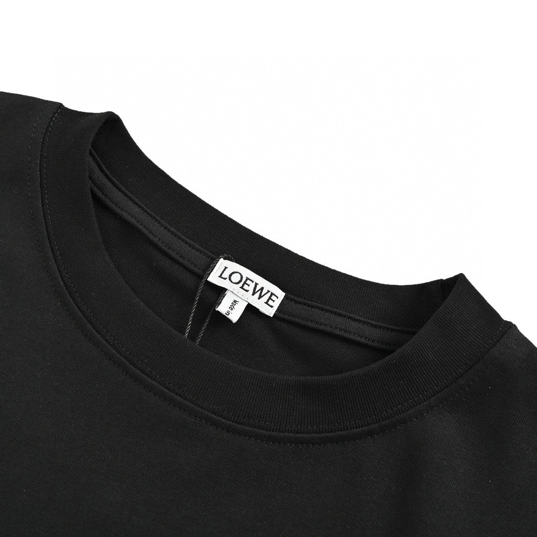 Loewe T-Shirt - Black with White Pocket