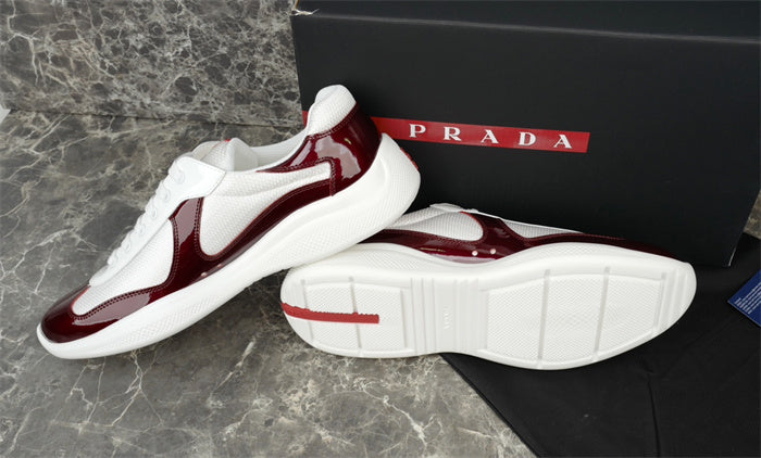 PRADA AMERICA'S CUP BURGUNDY WHITE