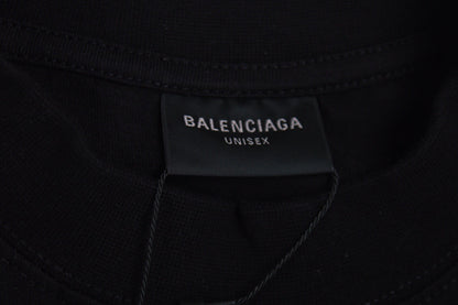 Balenciaga T-shirt with Gothic Flame Logo