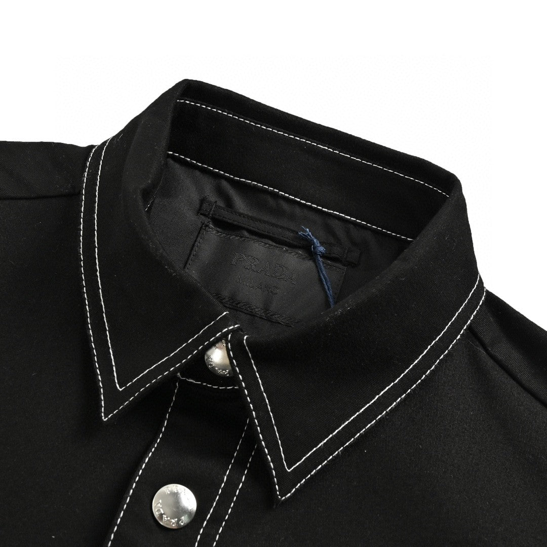 Prada Black Button-Up Shirt