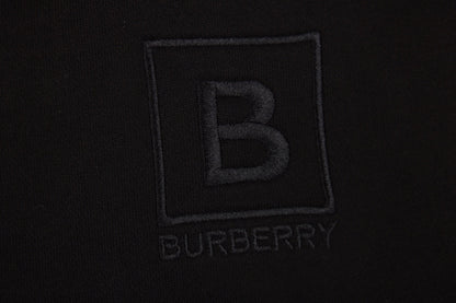 BURBERRY ZIP-UP HOODIE BLACK