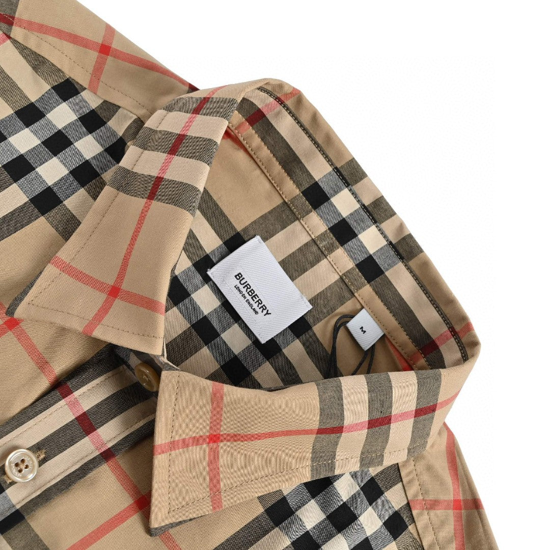 Burberry Check Short-Sleeve Shirt