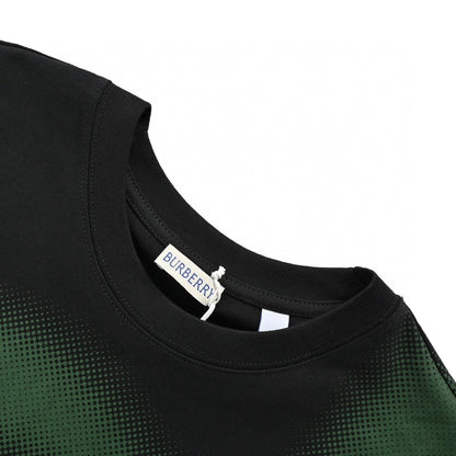 Burberry Gradient Equestrian Logo Black T-Shirt