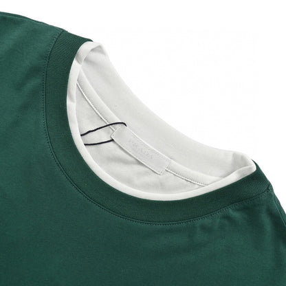 Prada Green Double Layer T-Shirt