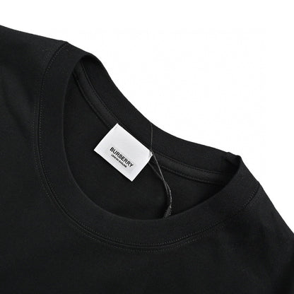 Burberry Equestrian Logo Black T-Shirt