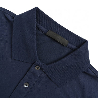 Prada Classic Navy Polo Shirt