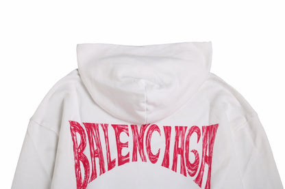 Balenciaga White Hoodie