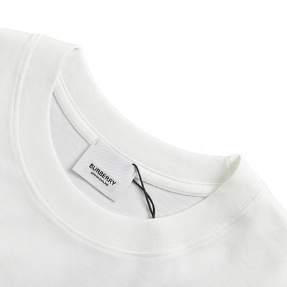 Burberry Equestrian Logo White T-Shirt