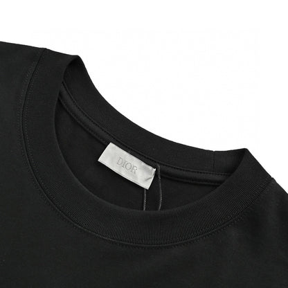 Dior Safety Pin Logo Black T-Shirt