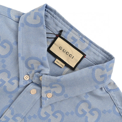 Gucci Allover Logo Denim Shirt