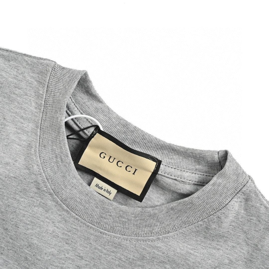 Gucci Cartoon Graphic T-Shirt (Grey)