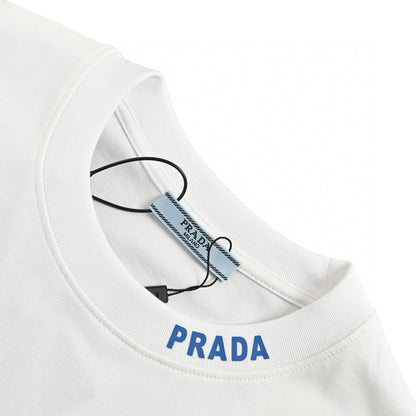 Prada Milano Logo T-Shirt (White)