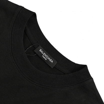 Balenciaga Tape Logo T-Shirt (Black)