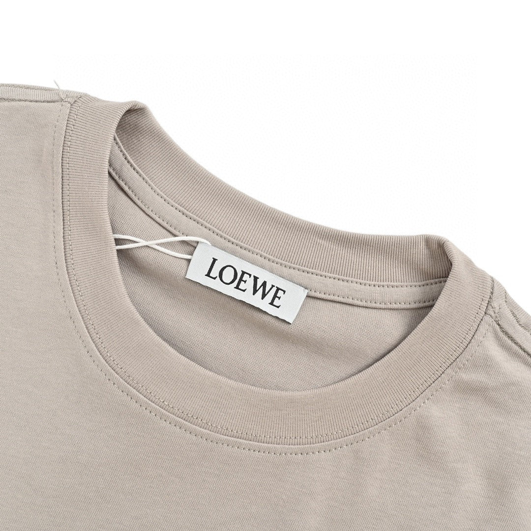 Loewe Pocket Logo T-Shirt in Beige