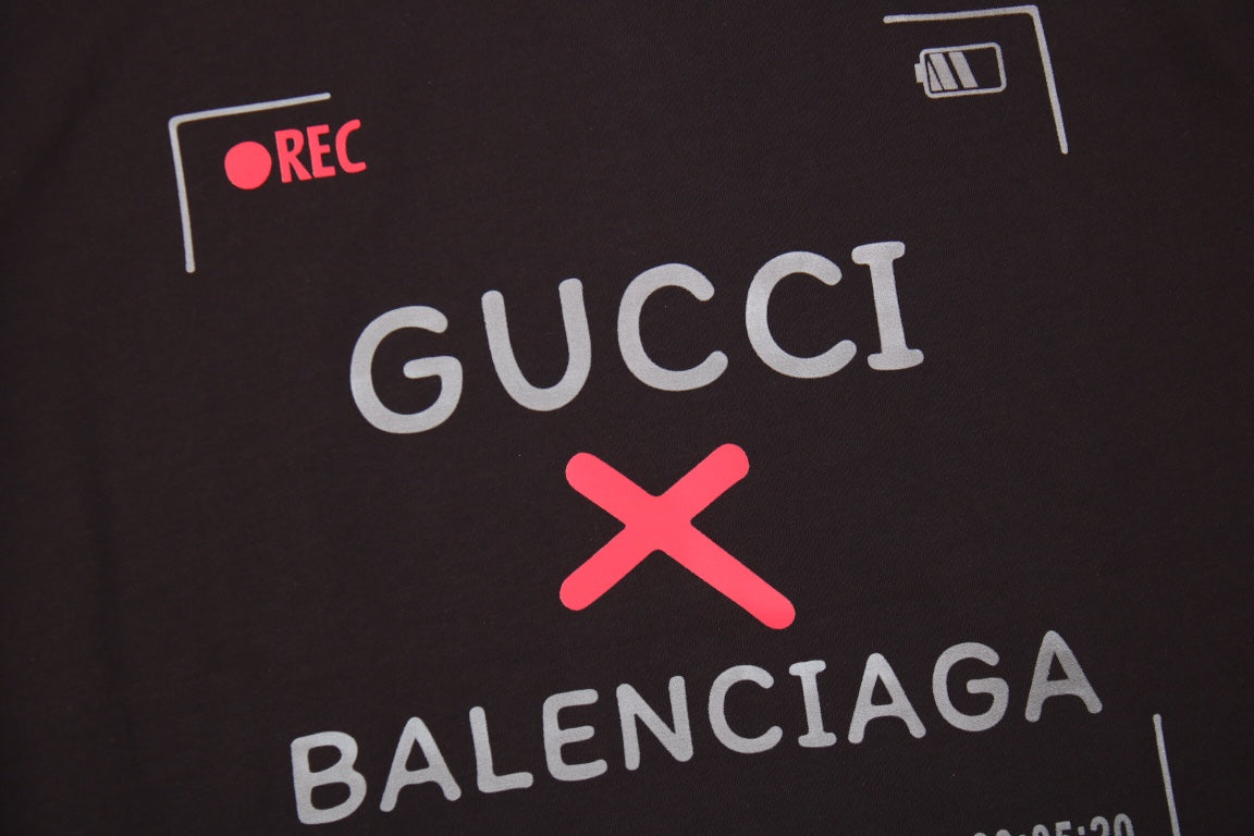 Gucci x Balenciaga Collaboration T-Shirt