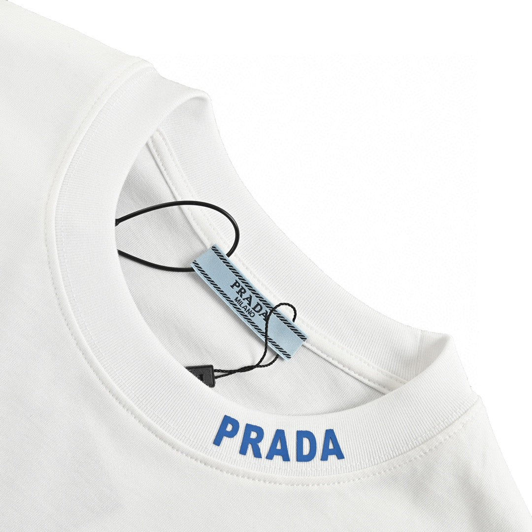 Prada Triangle Logo T-Shirt