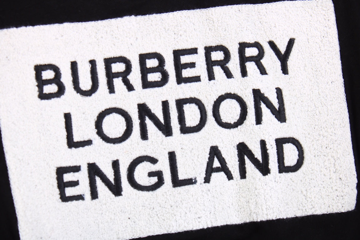 Burberry Black Hoodie with Logo