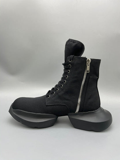 Rick Owens Black High-Top Platform Boots