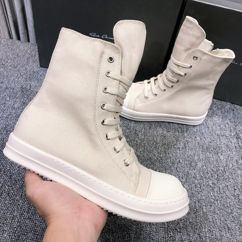 High-Top Canvas Sneakers