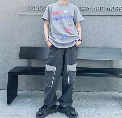 GUCCI x BALENCIAGA T-SHIRT GRAY