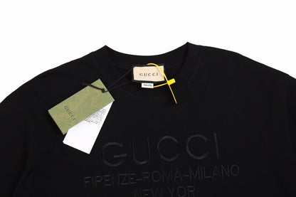 Gucci T-shirt with Embroidered Cities