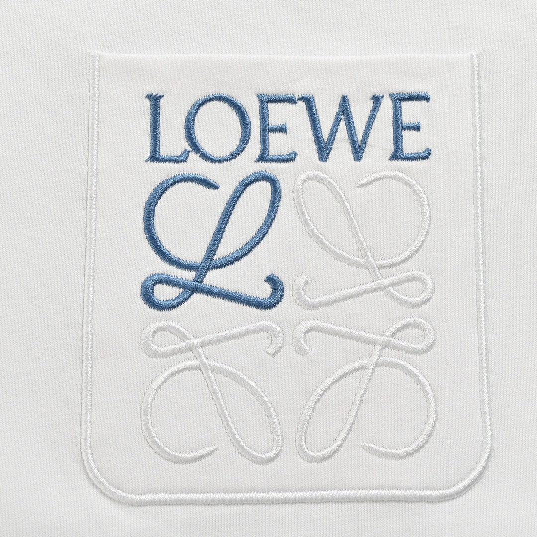 Loewe Pocket Logo T-Shirt in White