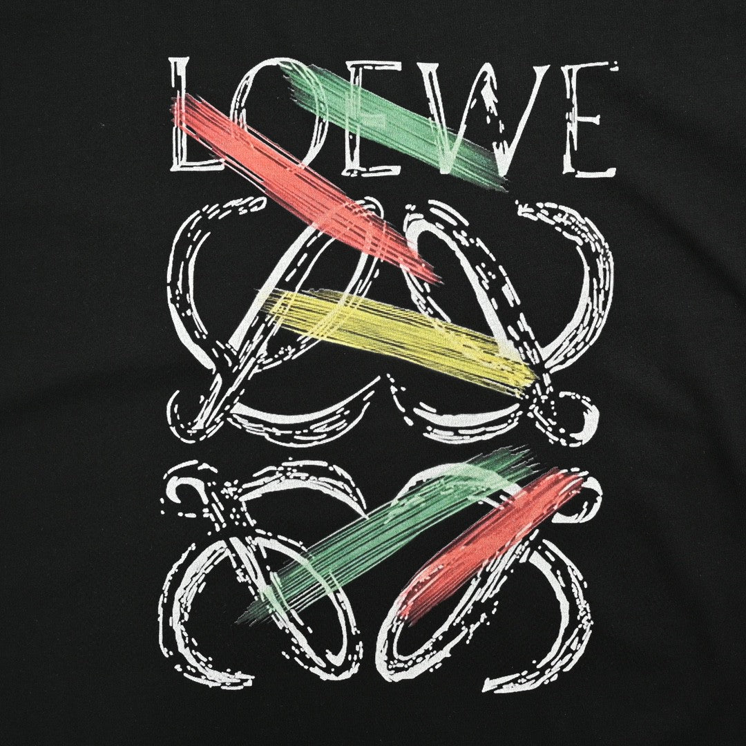 Loewe Graphic Logo T-Shirt (Black)