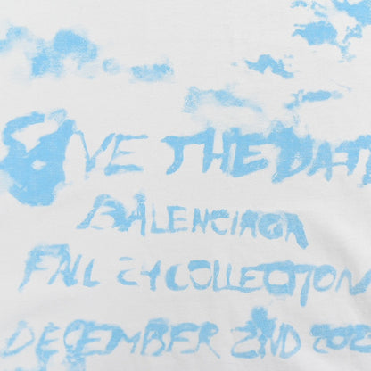 Balenciaga Save the Date White T-Shirt