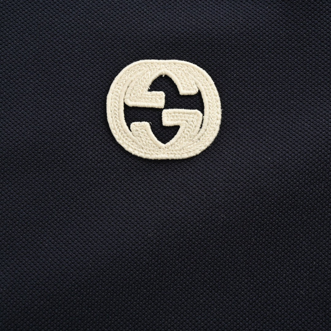 Gucci Navy Polo Shirt