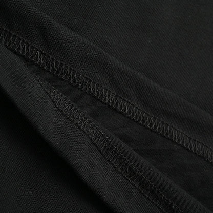 Burberry Logo Collar Detail Black T-Shirt