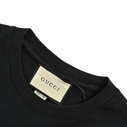 Gucci Splatter Logo T-Shirt (Black)