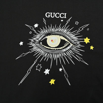 Gucci Mystical Eye Graphic Black T-Shirt