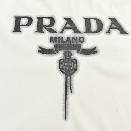 Prada Milano White Emblem T-Shirt