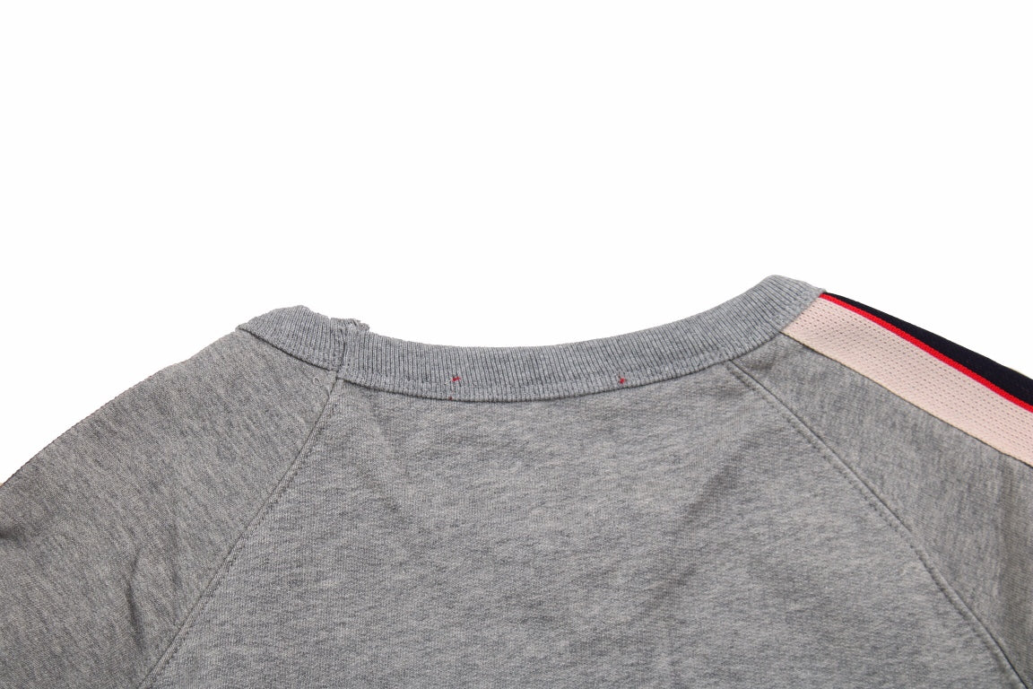 Gucci Grey Sweatshirt with Stripe Detail